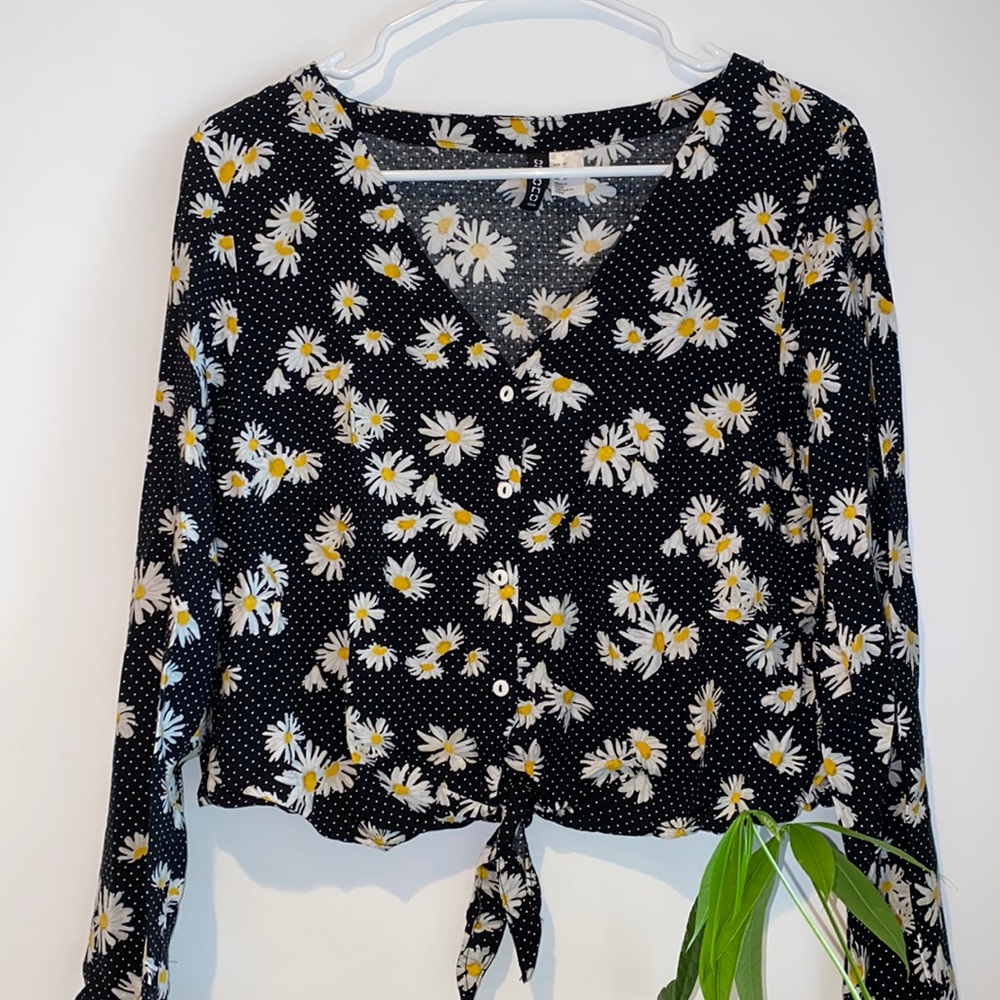 H&M long sleeve blouse